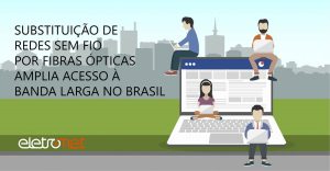 Substituição de redes sem fio por fibras ópticas amplia acesso à banda larga no brasil