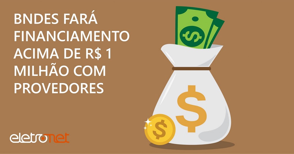 Imagem de um saco de dinheiro ilustrando o financiamento de provedores