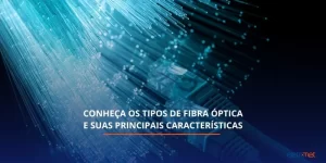 Imagem de vários tipos de fibra óptica.