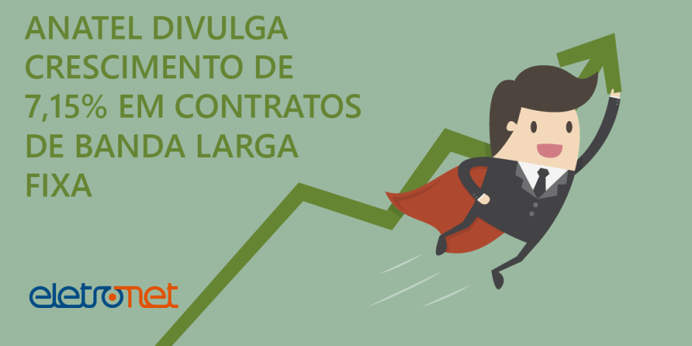 Anatel Divulga Crescimento de 7,15% em Contratos de Banda Larga Fixa