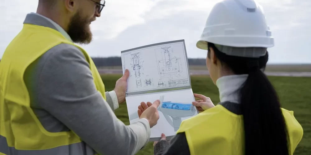 Engenheiros contratados para elaborar um projeto FTTH