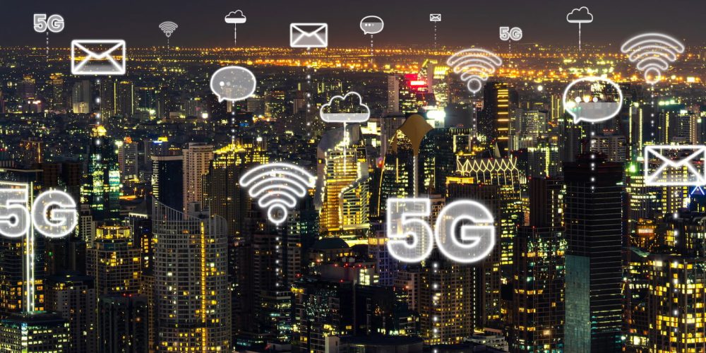 Imagem ilustrando os provedores de internet 5G